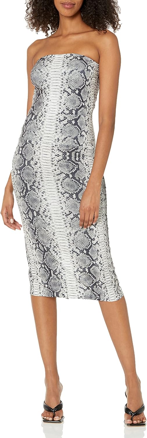 Norma Kamali Women's Strapless Dress to Knee