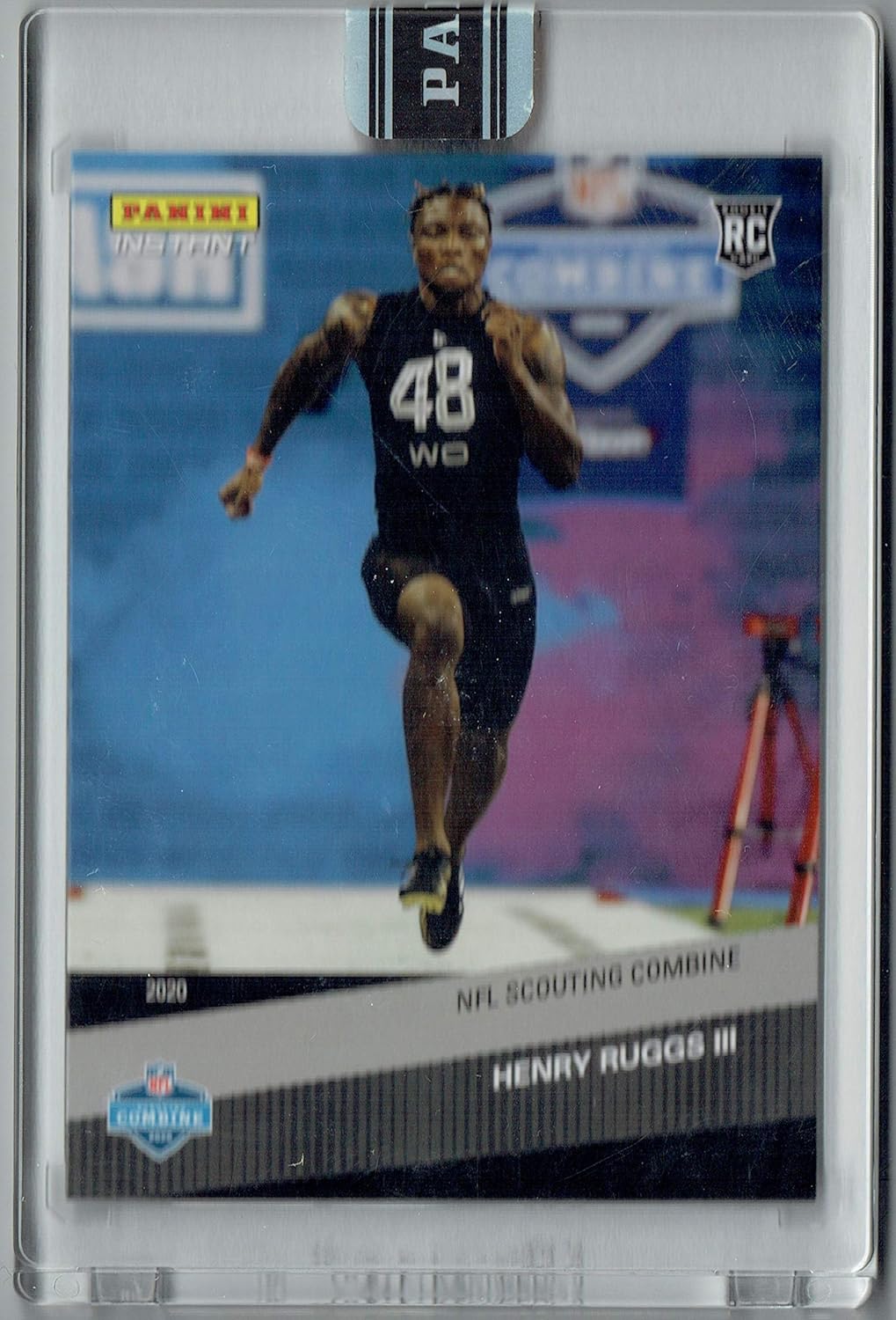 Henry Ruggs III 2020 Panini Instant 7 True 1 of 1, 1/1 Combine Rookie Card
