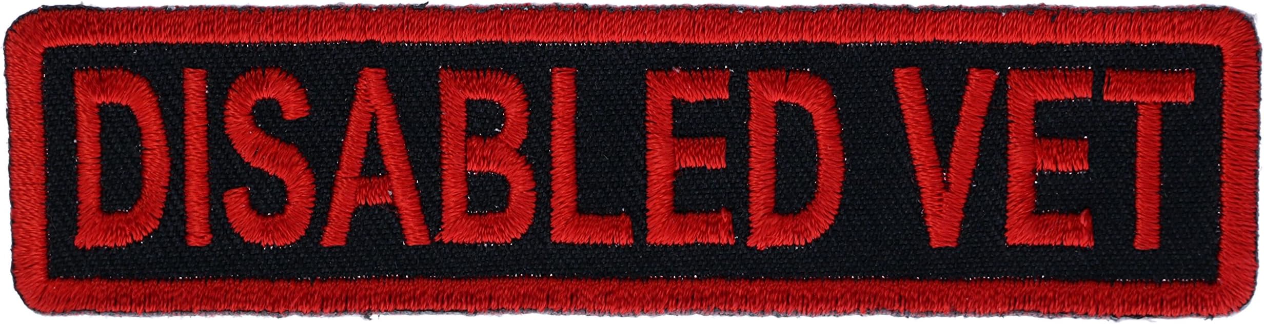 Disabled Vet 4 inch Patch IVANP1231 F4D26E