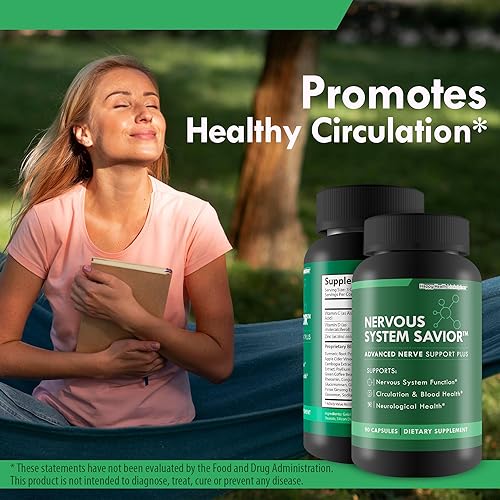 Miniatura 5 de Salvador del sistema nervioso - Apoyo nervioso avanzado - Nuestro mejor suplemento de apoyo nervioso - Suplemento natural para salvar los nervios
