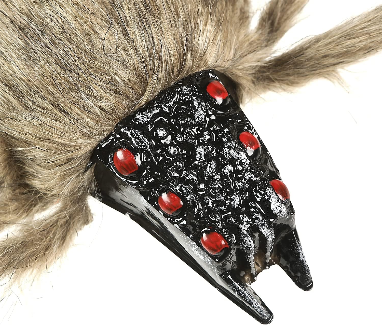 Sattiyrch 4 ft Halloween Yellow Spider with 10 ft Round Spider Web,1pack Scary Fake Hairy Spider with Red Mouth Outdoor Indoor Party Supply