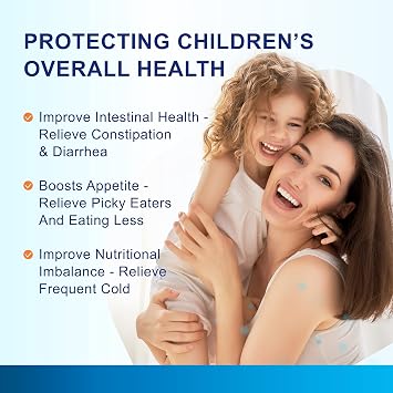 Life-Space Probiotic for Children 3-12 Years,10 Billion CFU & Multi Strain, Improve Appetite for Relieve Picky, Boost Digestive Health & Immune, Support Children's Overall Health, 60 Grams