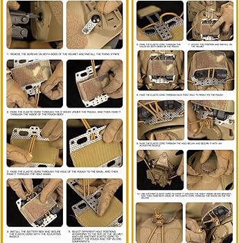 Amazon.co.jp: NVGバッテリーパックポーチ、戦術エアソフトヘルメット