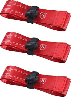 Harrison Howard Horse Tape Measure Weight Precise Measurement for Horses Portable Height & Weight 3/Pack 6.6 Feet Tape-Red *3