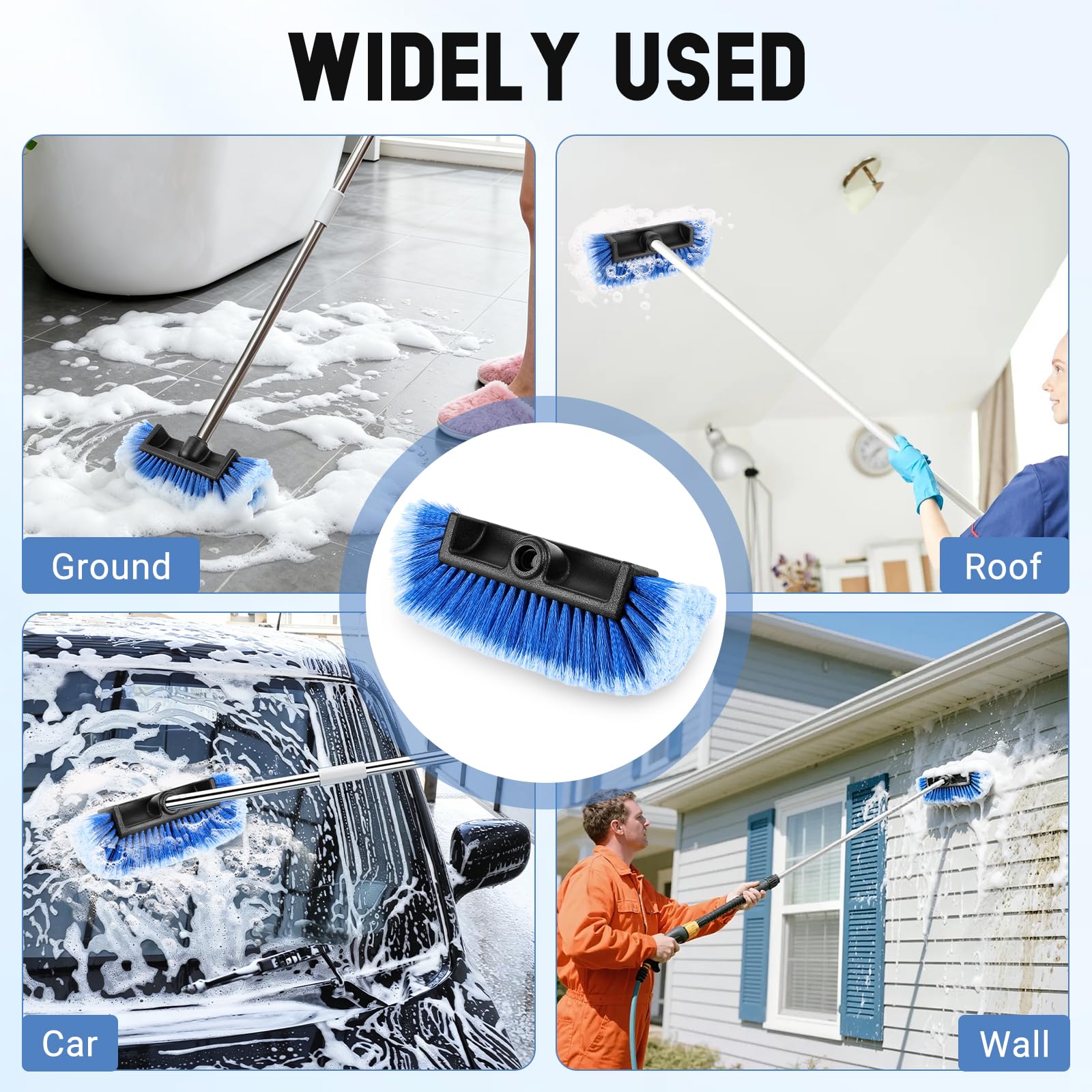 12" Car Wash Brush - Gentle on Paint -7