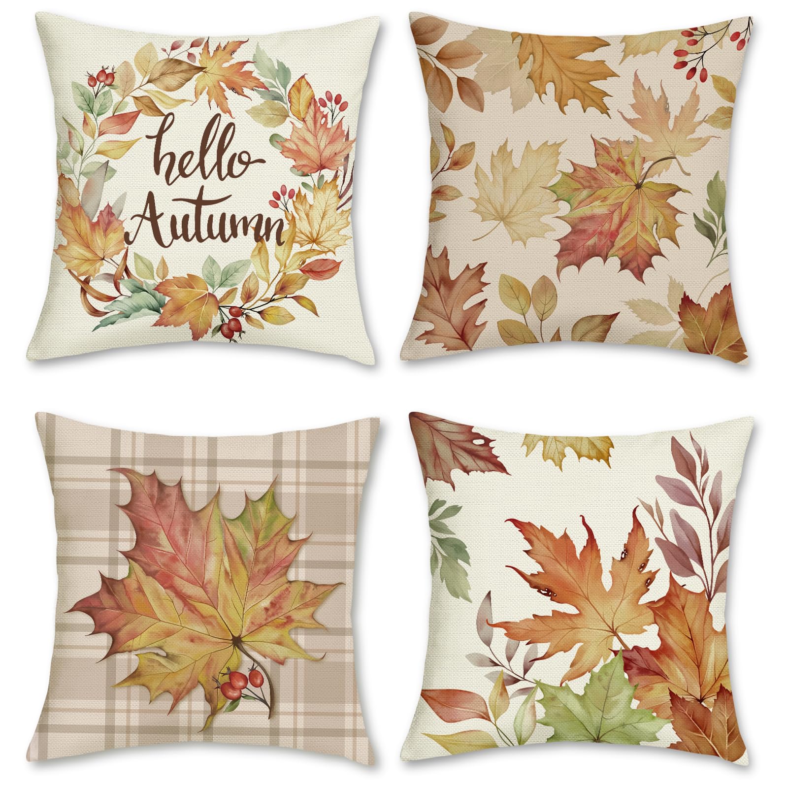 Merrycolor Juego De 2 Fundas De Almohada Para Exteriores De 20 X 20