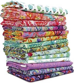 Tiny Beast Half Yard Bundle (14 Pieces) by Tula Pink for Free Spirit 18 x 44 inches (45.72 cm x 111.76 cm) Fabric cuts DIY Quilt Fabric
