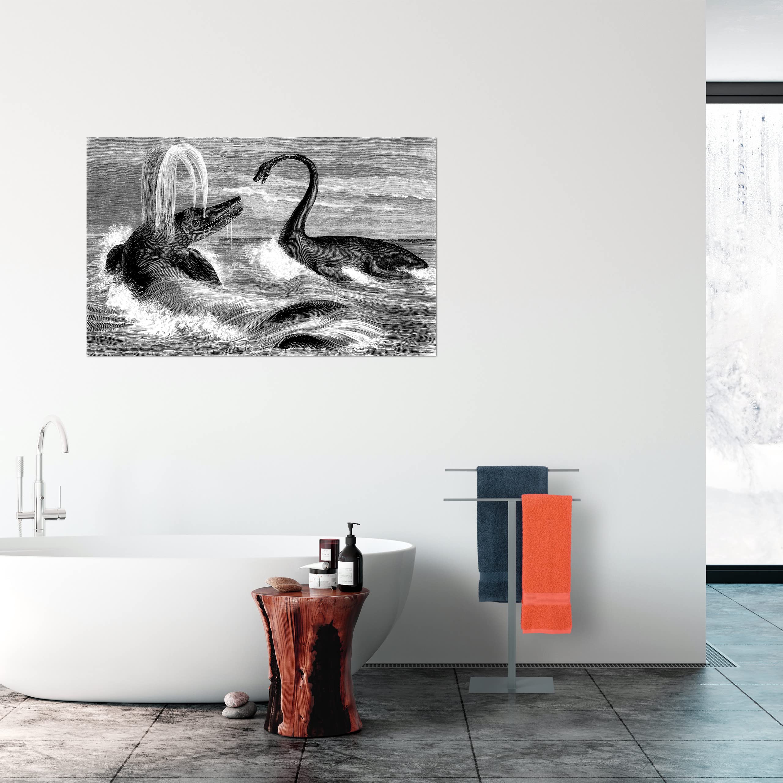 Relaxdays Toallero de Pie Metal Doble T, 2 Brazos, Soporte Toallas Metal, 82 x 50 x 19cm, Baño, Dormitorio, Hierro, Gris