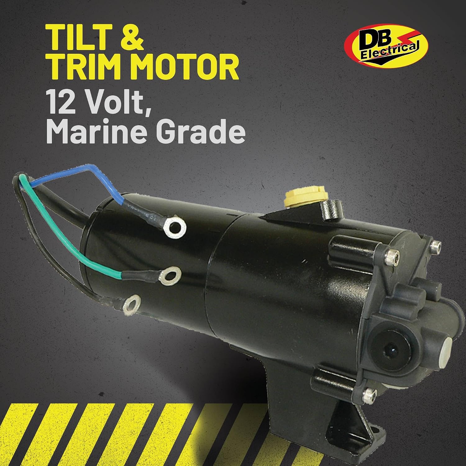 DB Electrical 430-20072 New Power Tilt Trim Motor Compatible with/Replacement for Volvo Penta with Pump 852928 852928-1 6225 PT405N-NP 4-6881 10813AN EVH4002 18-6274 82-6899
