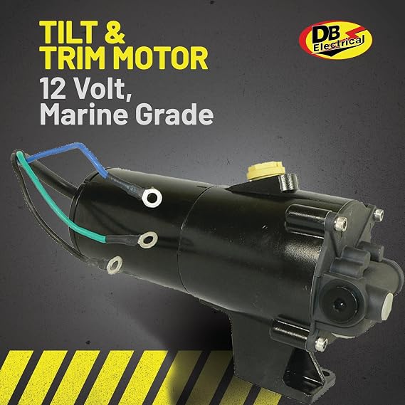 DB Electrical 430-20072 New Power Tilt Trim Motor Compatible with/Replacement for Volvo Penta with Pump 852928 852928-1 6225 PT405N-NP 4-6881 10813AN EVH4002 18-6274 82-6899
