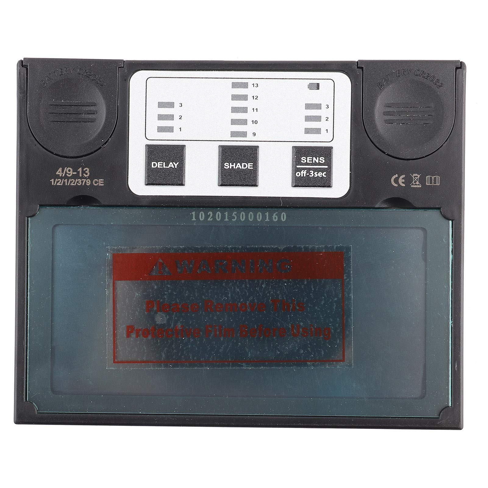 Lentille de Soudage électronique Horizontale Solaire Automatique LCD Gradation Casque de Soudage Ombre Soudeur Filtre Lunettes Sensibilité Réglable