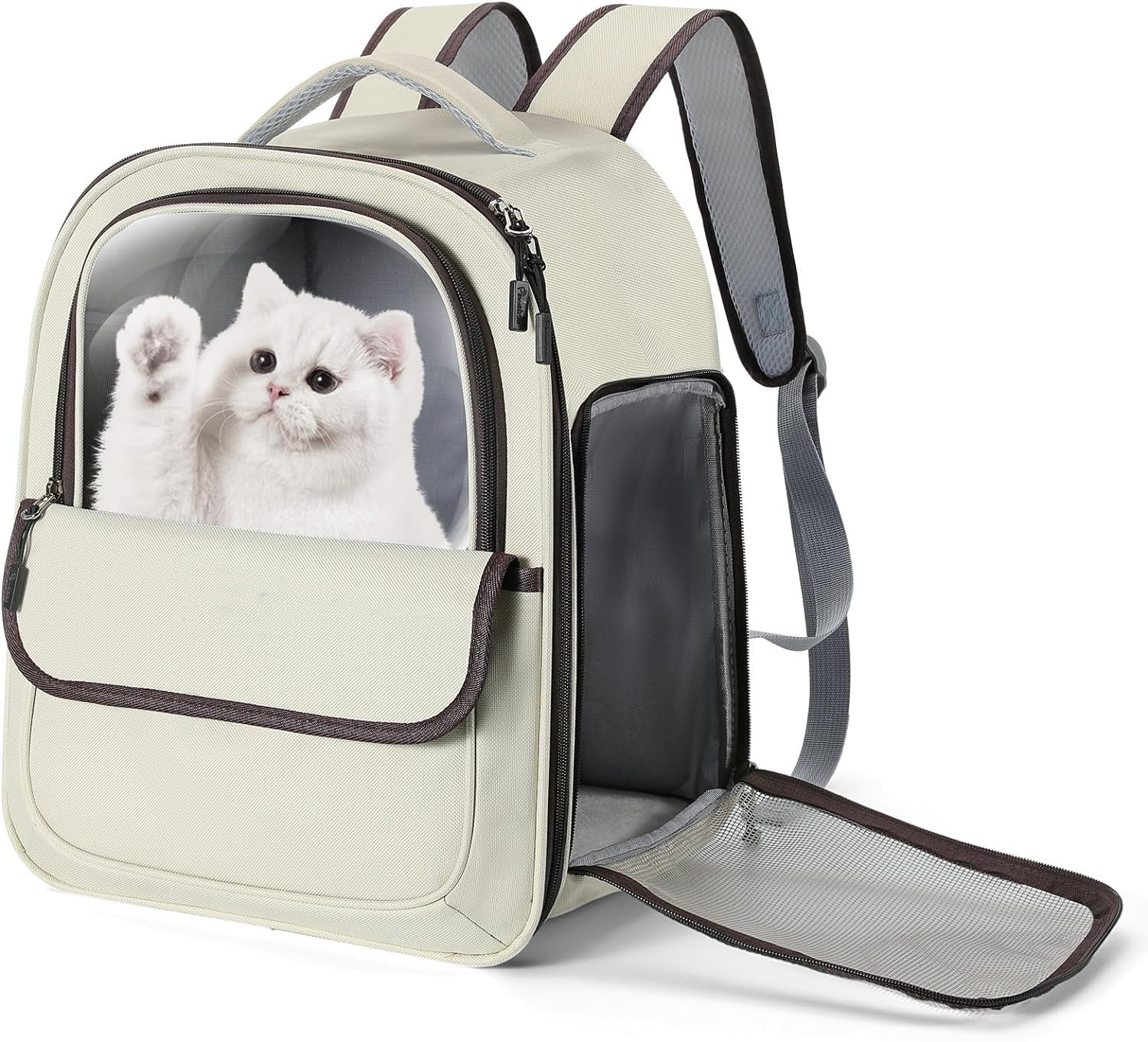 NYTRYD Cat Carrier Backpack, Bubble Backpack Carrier with Transparent PVC, Small Dog Carrier Backpack Fits for Travel Walking Outdoor, Comfortable Cat Front Carrier Airline Approved (B0D56WFXN8) Amazon Price History, Amazon Price Tracker