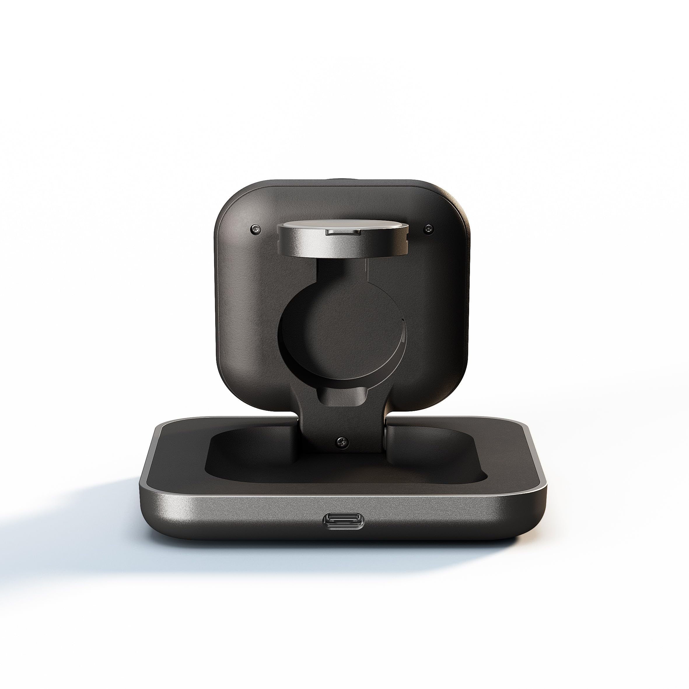 Zens Magnetic Nightstand Wireless Charger PRO 2 (2026), Nero | MagSafe & Qi 15W Wireless Charger per iPhone/Apple Watch/AirPods, Adattatore da 30 W (EU/UK/US), Cavo da 1,5 m Integrato