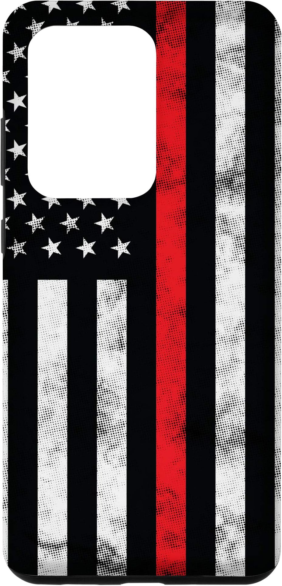 Galaxy S20 Ultra Firefighters - Thin Red Line USA Flag Case