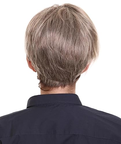 Miniatura 3 de HPO Peluca corta clásica de Minivan Karen Mom para mujer, Pixie con reflejos gruesos, mejor para Halloween, fibra sintética ignífuga