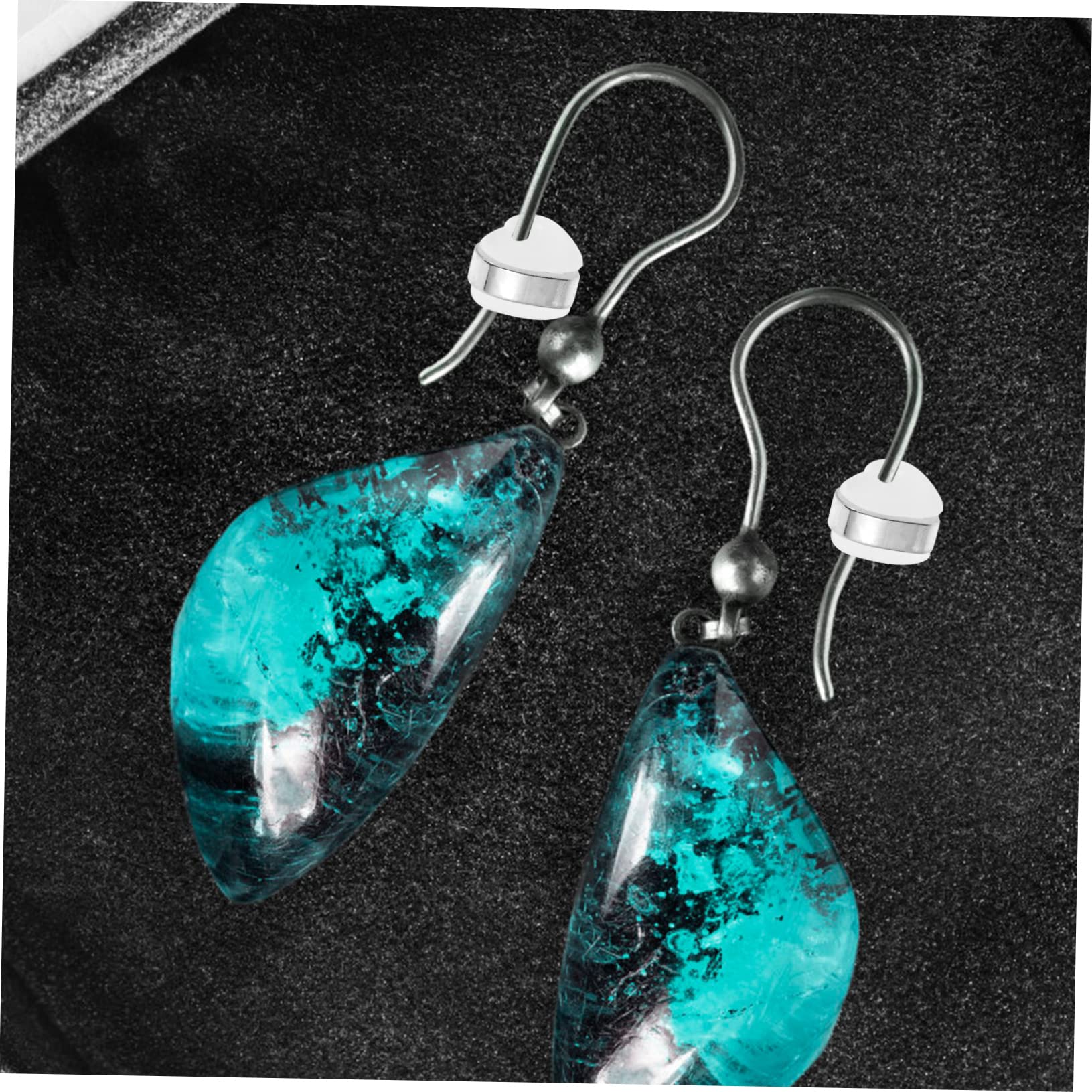EXCEART 3 Set Di Fermagli Per Orecchini A Forma Di Cuore Fermagli Per Orecchini in Silicone Fermagli Per Orecchini Con Chiusura Eleganti Accessori Per Gioielli 100 Pezzi * 3