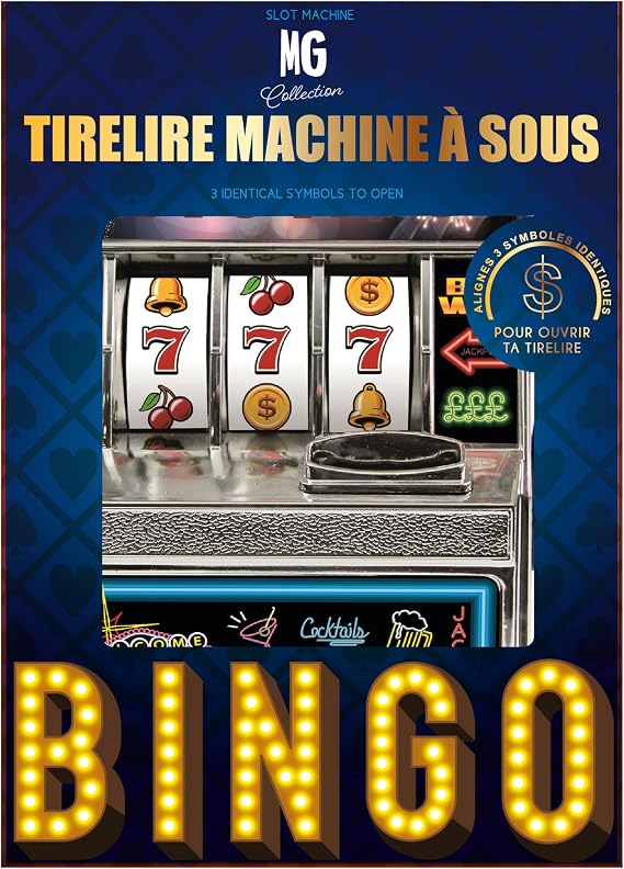 Mister mg2000 Gadget Small Slot Machine Plastic 11.5 X 10 X 17.5 cm