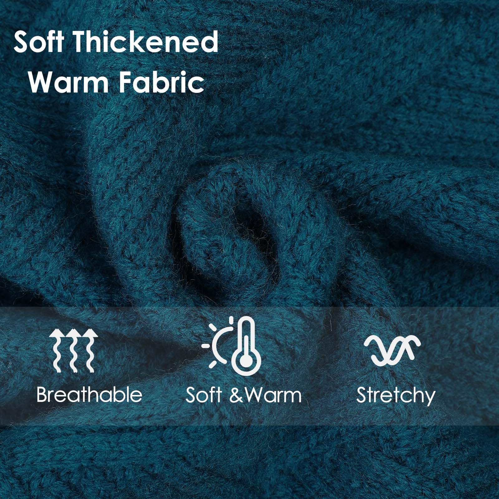 AOFITEE Maglione per Cani, Invernale Maglioncino Cane Taglia Media con Collo Alto, Maglione Cane Morbida e Calda Maglioncini Pet con Maniche, Maglioni Cani Blu per Jack Russell, M