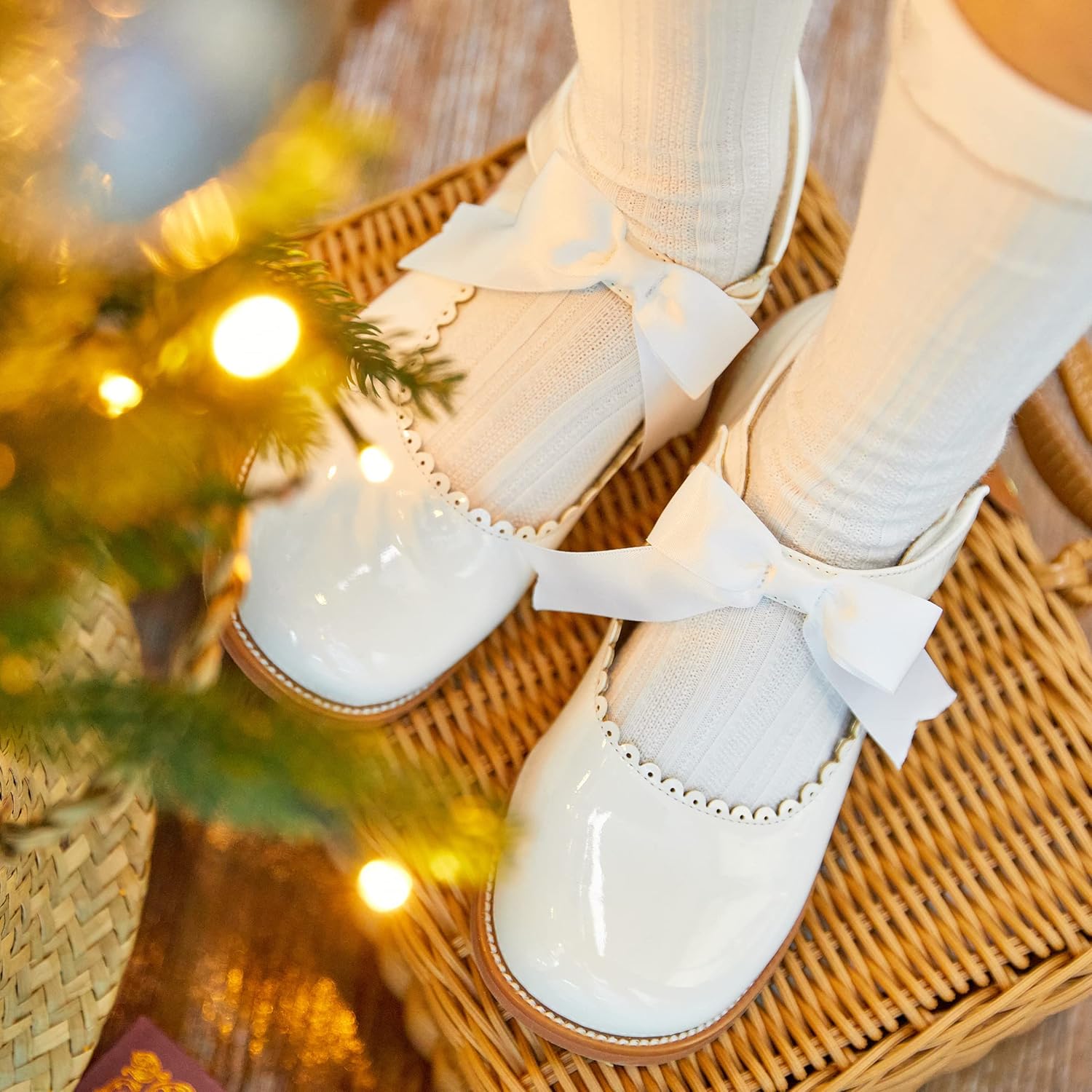 Felix & Flora Toddler Little Girl Mary Jane Dress Shoes - Ballet Flats for Girl Party School Shoes - Image 4