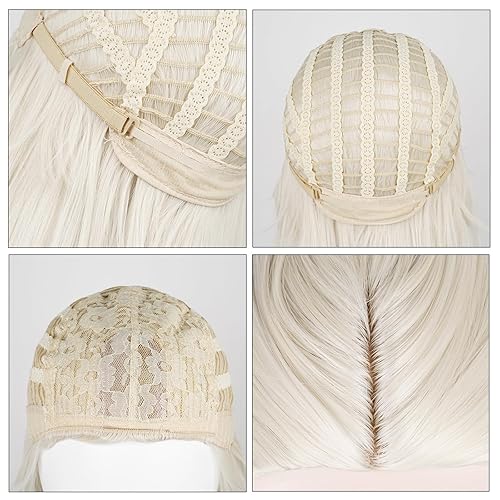 Miniatura 22 de Peluca rubia larga con trenzas de Probeauty, para cosplay, incluye casquillo de peluca, talla única
