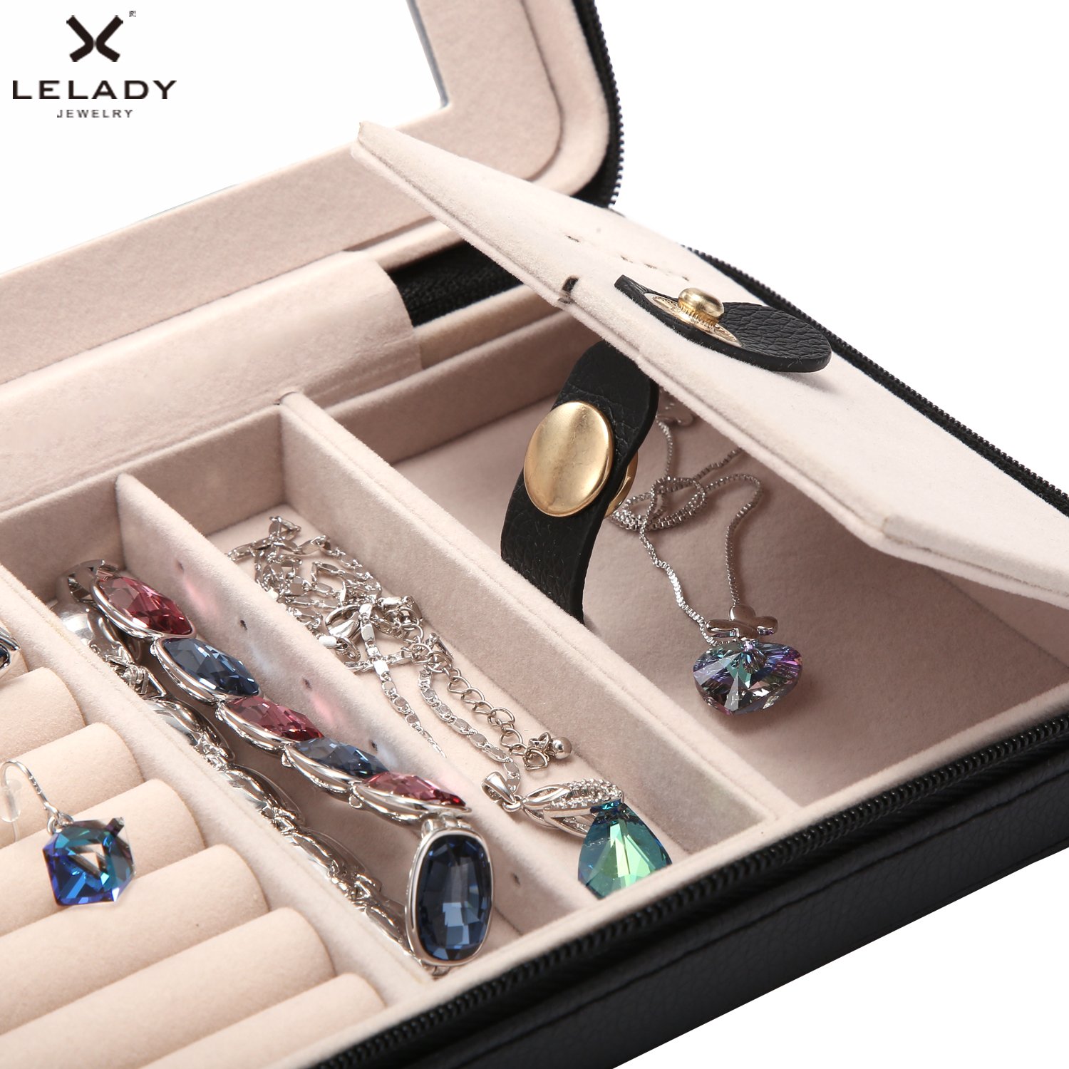 Amazon｜ジュエリーボックス LELADY アクセサリー収納ボックス