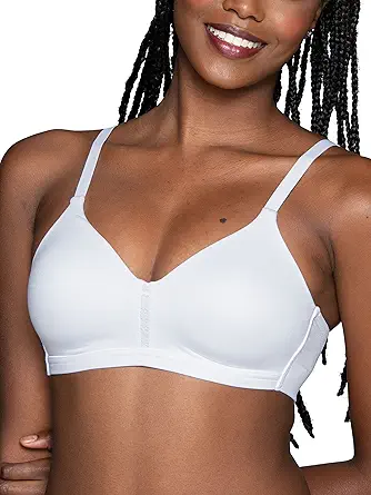 Vanity Fair Womens Wireless Beyond Comfort Bra with Seamless Back (34B-44DD)
