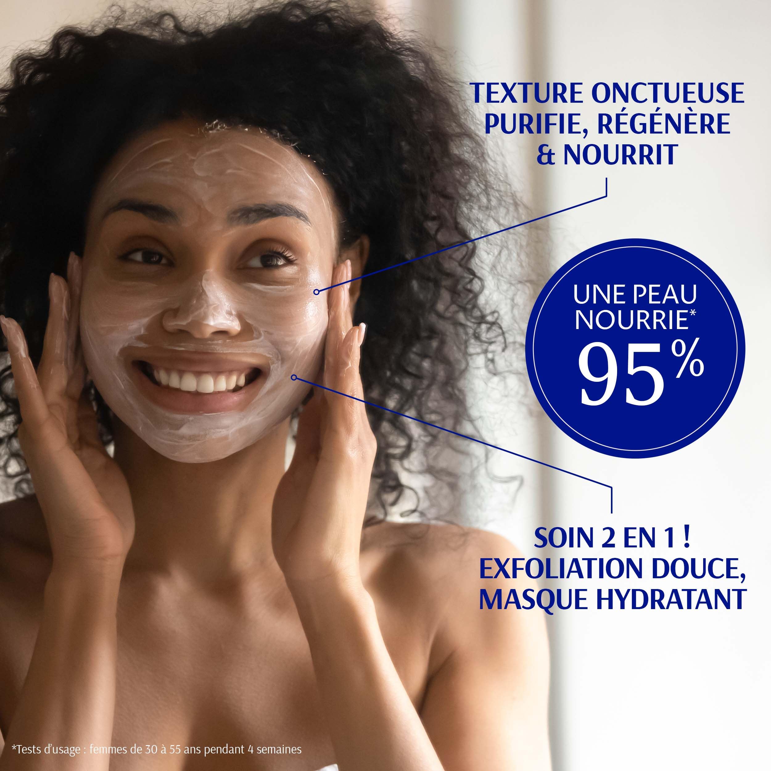 IUM Paris, 2-in-1 Face Mask & Exfoliating Face Scrub, 99% Natural Ingredients - Image 3