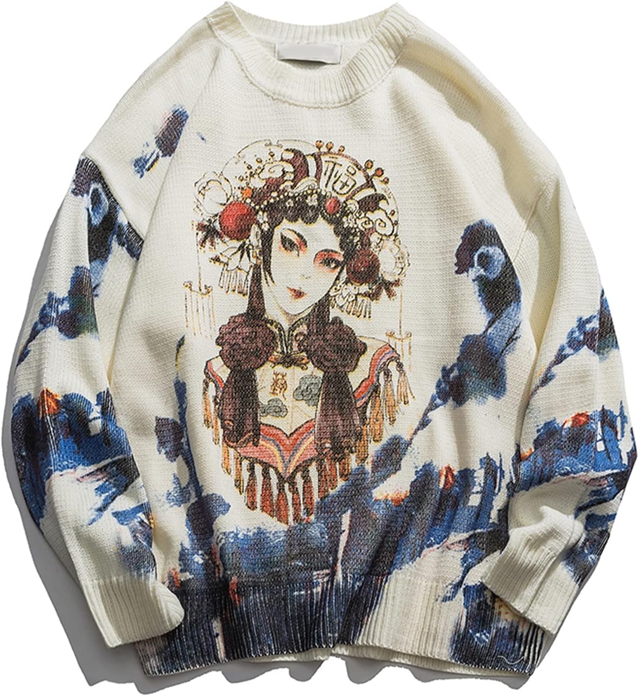 21 新作 男性セーターカジュアルコットン暖かい秋冬原宿ヴィンテージヒップホップストリートウェアセーター男性長袖 Color M Size Beige コート ジャケット Newlon Dpsk12 Org