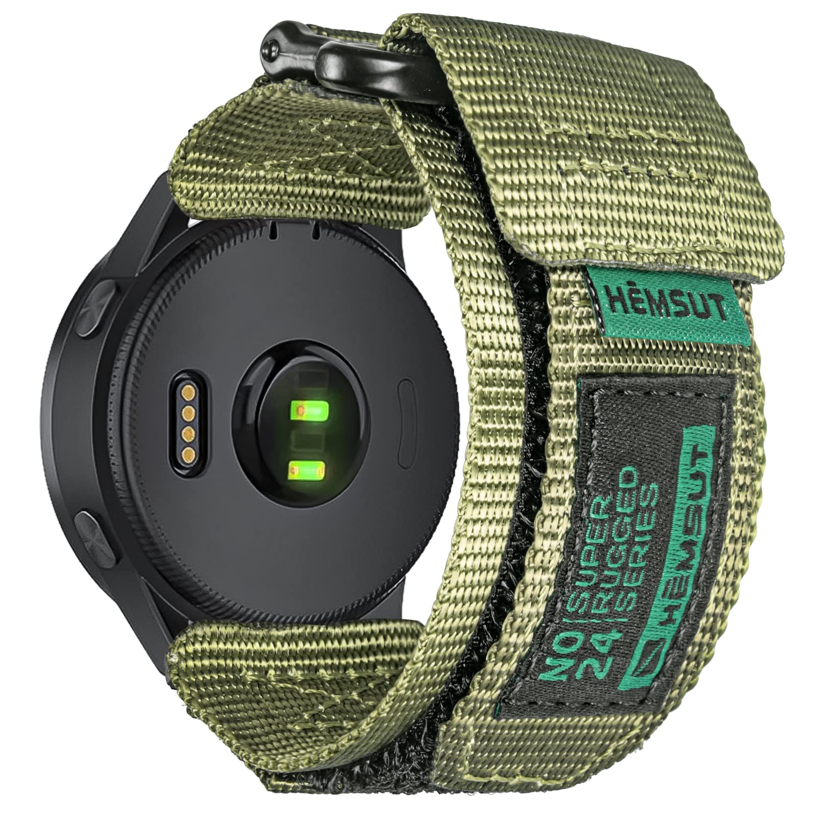 Watch Bands Compatible with Amazfit, Rugged Nylon Sports Strap With Woven Loop Design for Amazfit GTR 2e/ GTR 2/ GTR 3 Pro/GTR 3/ GTR 4 Smartwatch