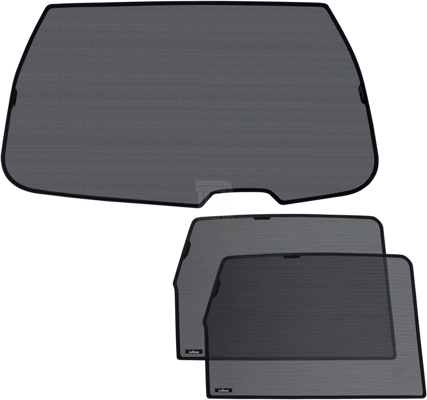 Laitovo La-B-1005 Premium Tailored Privacy Rear Window Sunshade Set