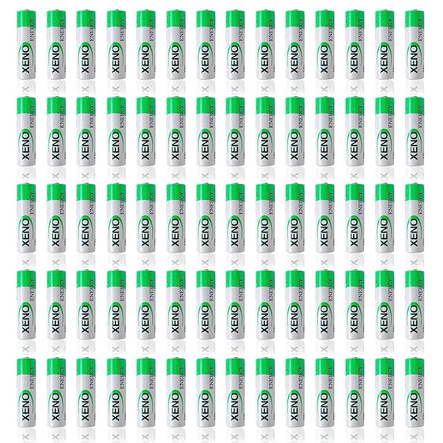 70-Pack for Xeno Energy XL-060F 3 6V 2400mah AA Lithium Battery XL-060F for Alarm Systems Tracking Devices Meter