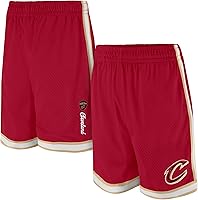 Vista 14 de Ultra Game Pantalones cortos de baloncesto de malla de aire supremamente suaves oficiales de la NBA para hombre, ajuste clásico