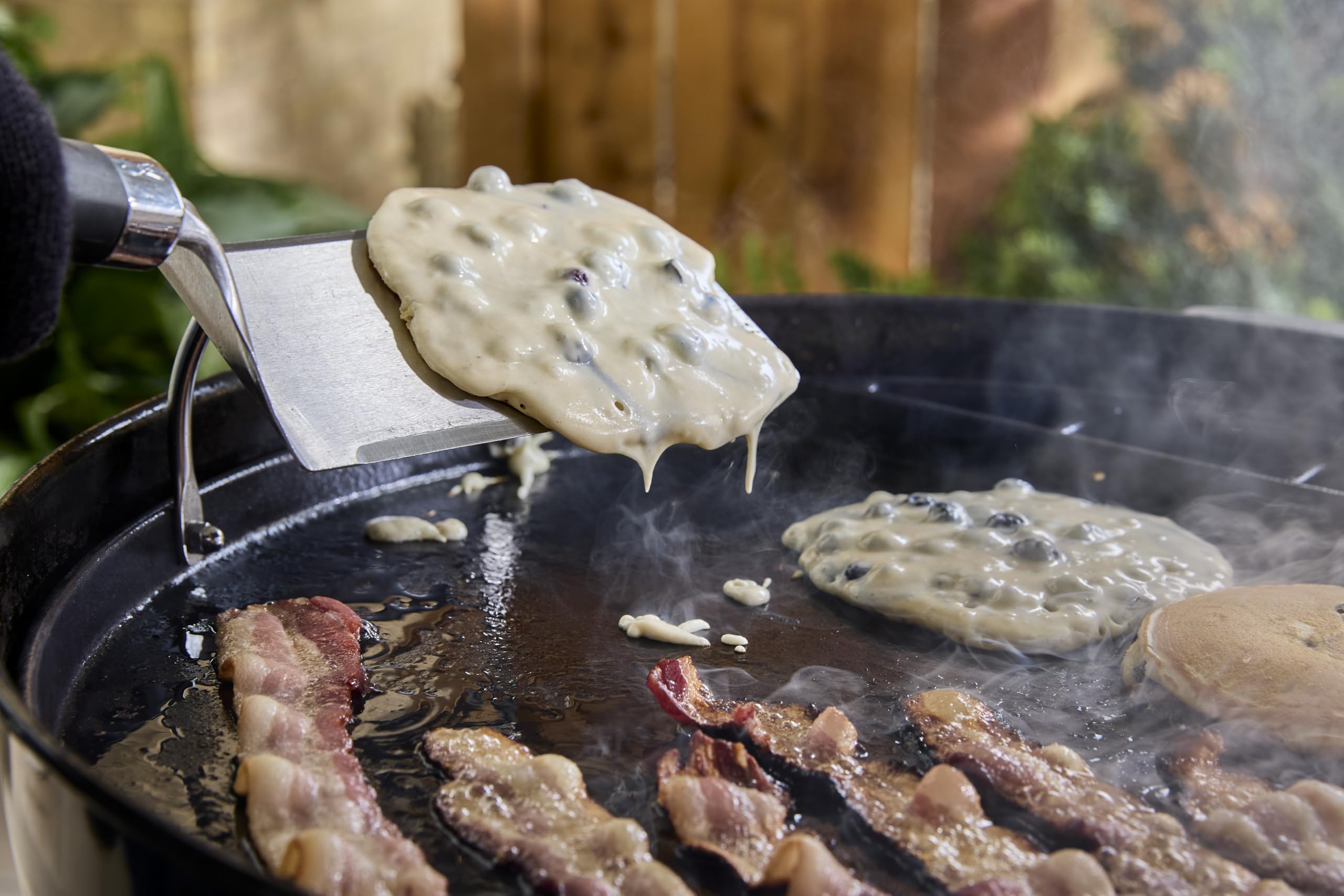 WEBER Plancha do grilla węglowego 57 cm, Czarny