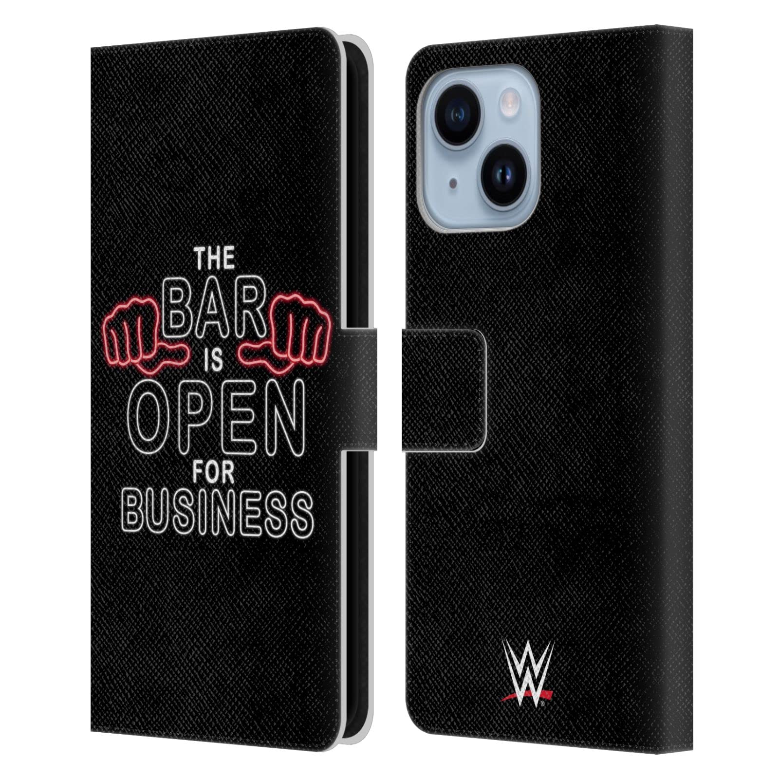 Étui portefeuille WWE pour iPhone 14 Plus avec fentes