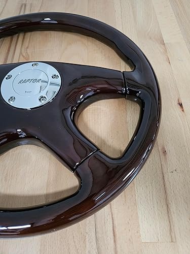 Miniatura 3 de Raptor Volante de madera de nogal oscuro de 15" (plata)