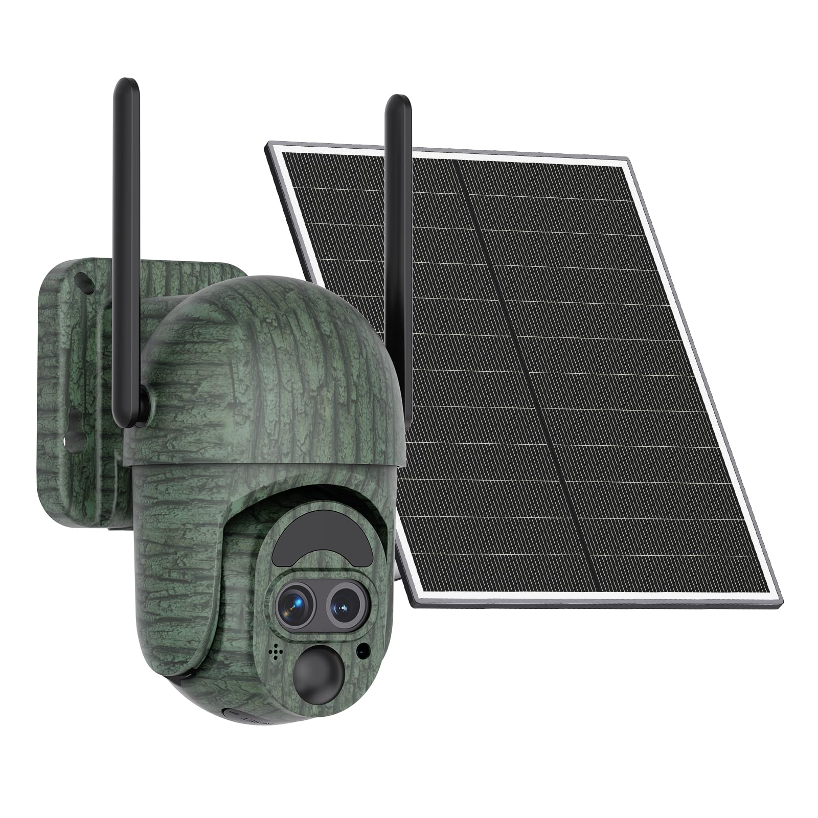 SEHMUA Cellular Trail Cameras, 4G LTE Cellular Security Camera with 12X Hybrid Zoom 2K 360° View Live Video, Unlimited Data Plan Game Camera No Glow IR, Solar Powered, Motion Activate