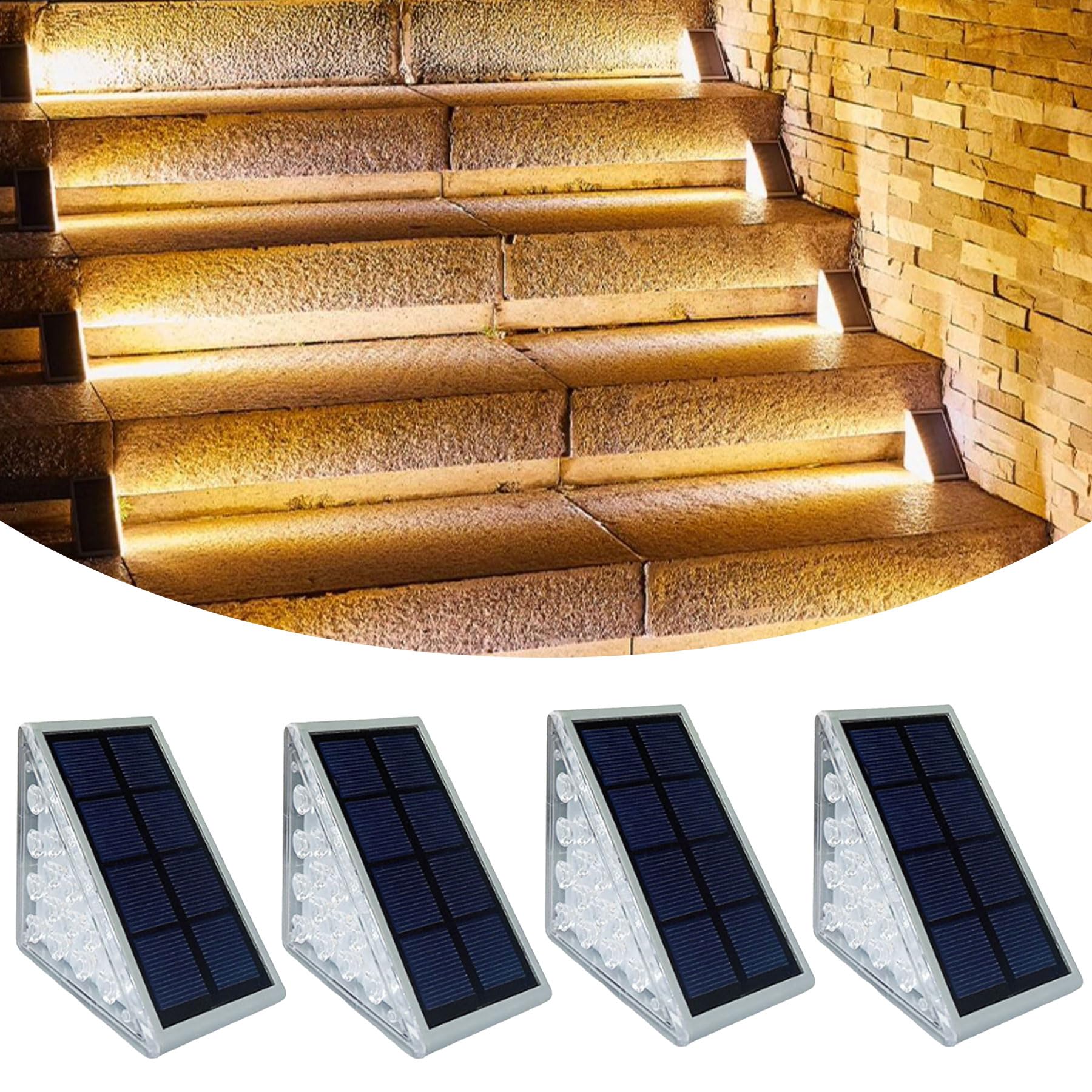 DODOGOD 庭 ライト ソーラー 階段ソーラーライト ガーデンライト