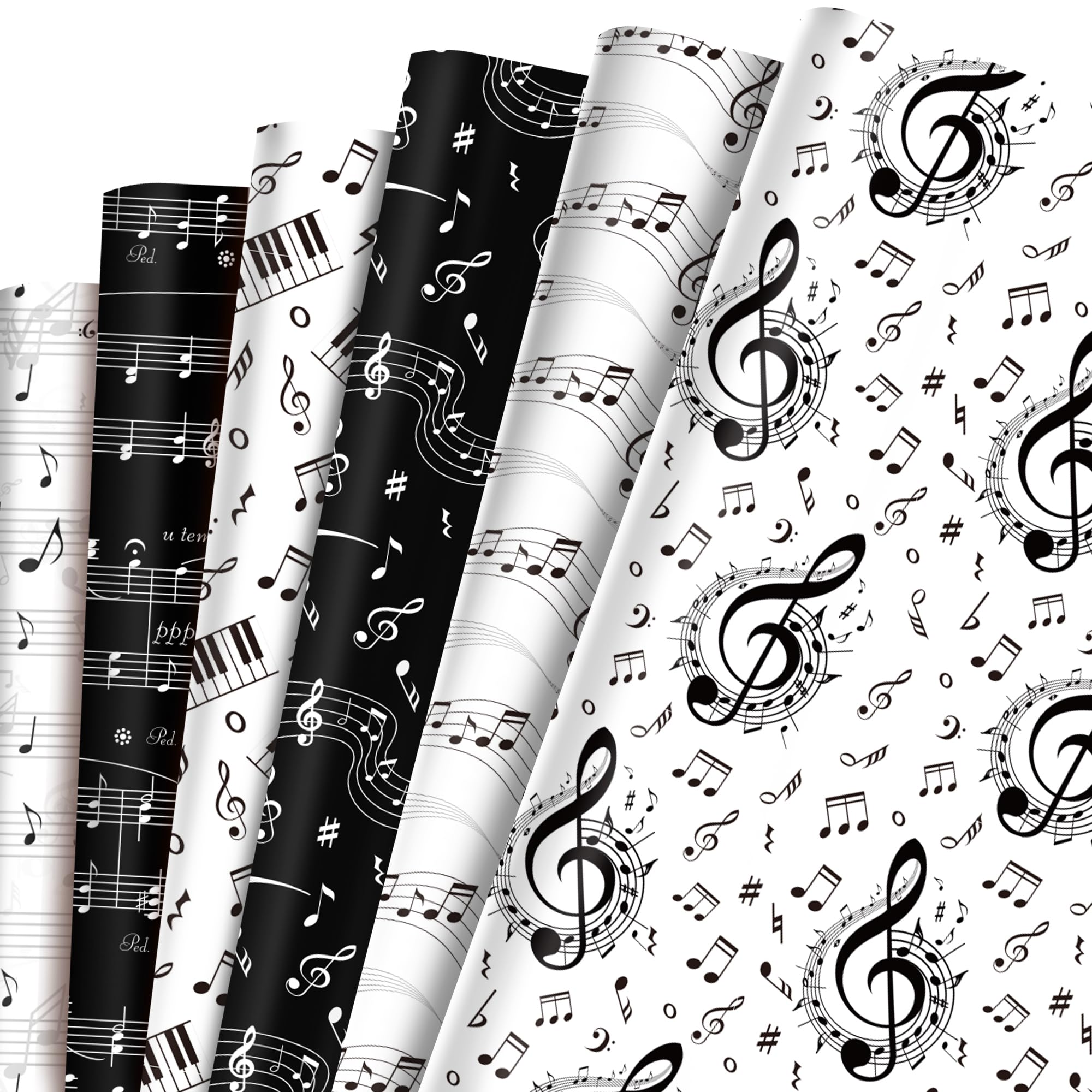 Camiseta De Manga Corta Con Estampado De Notas Musicales | Cuotas Sin
