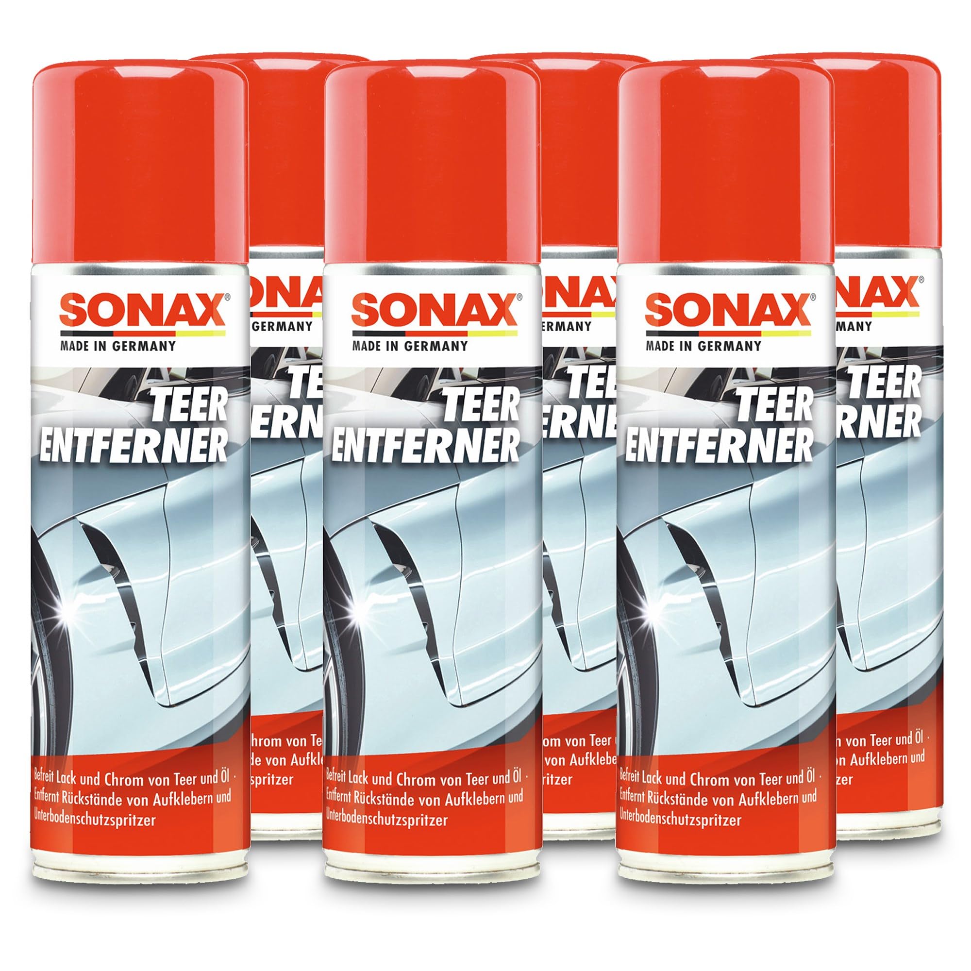 SONAX 6X 03342000 TeerEntferner Ölfleck Teerfleck Entferner 300ml