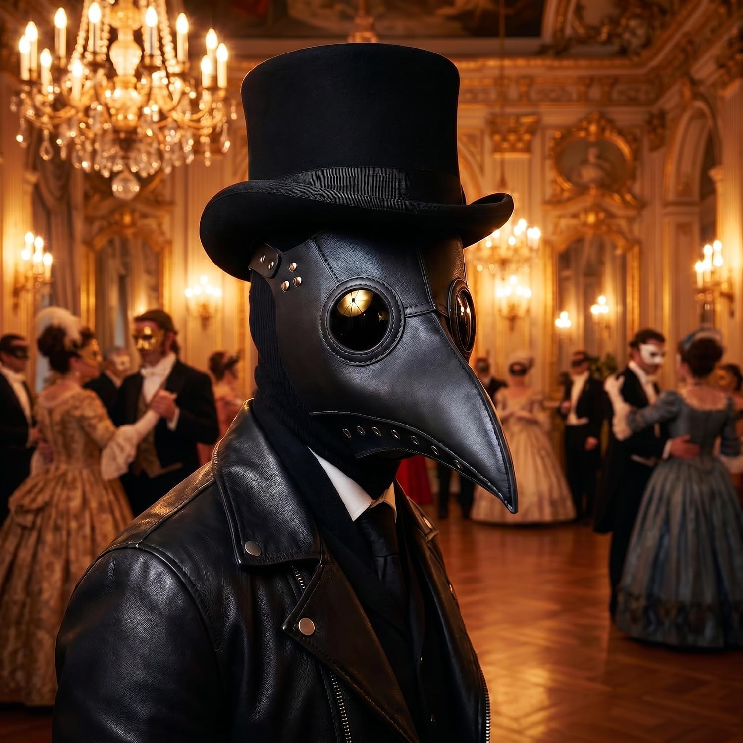 Raxwalker Halloween Plague Doctor Mask Steampunk Cosplay Costume Bird Beak Mask Long Beak Raven Masks Prop for Men and Boys