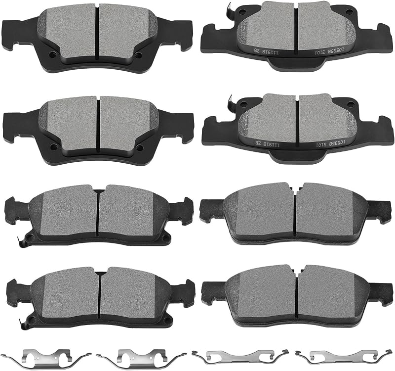 Pastilhas de freio a disco SCITOO para Dodge Durango e Jeep Grand Cherokee – 8 unidades