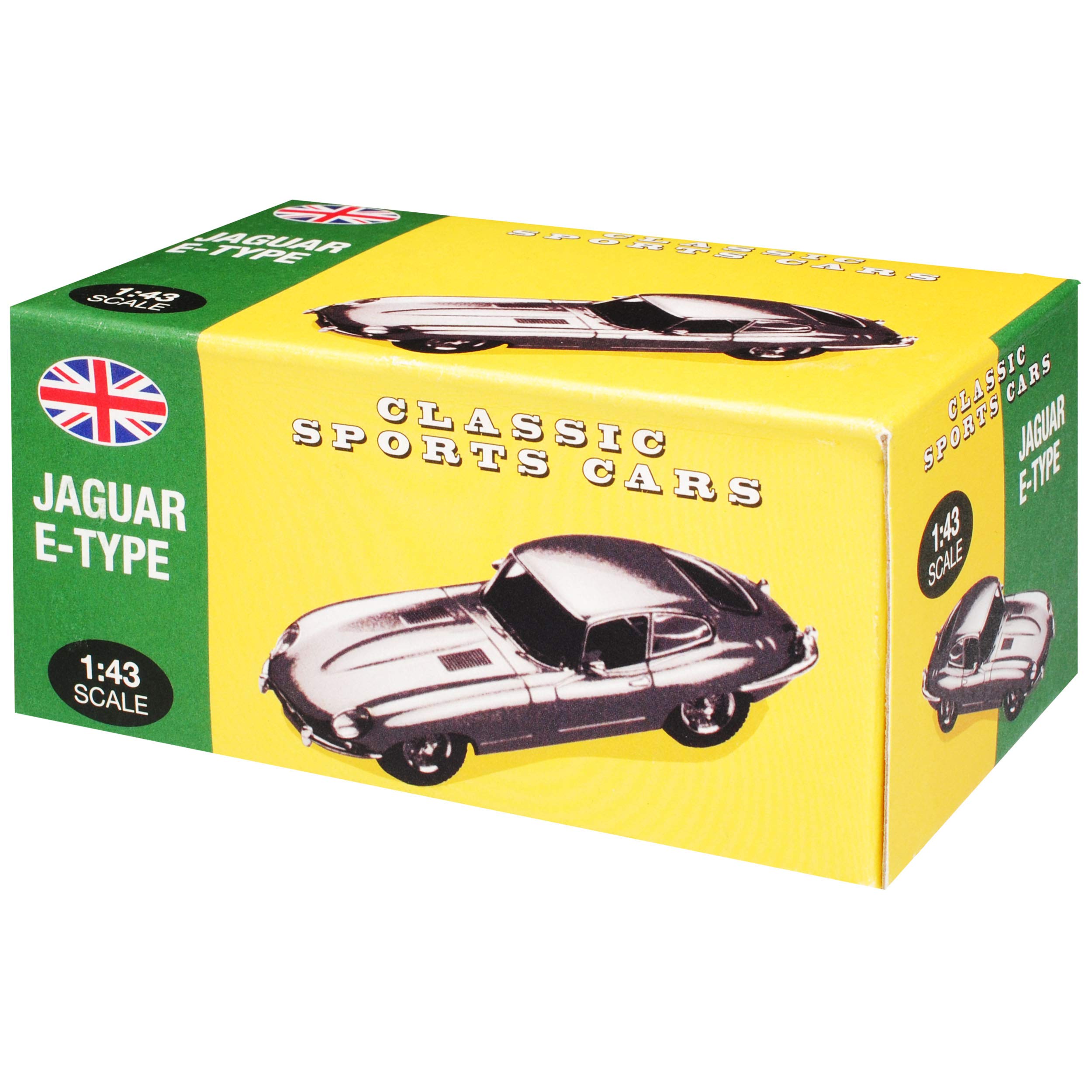 Atlas Jaguar E-Type Coupe Rot 1961-1974 1/43 Norev Modell Auto mit 