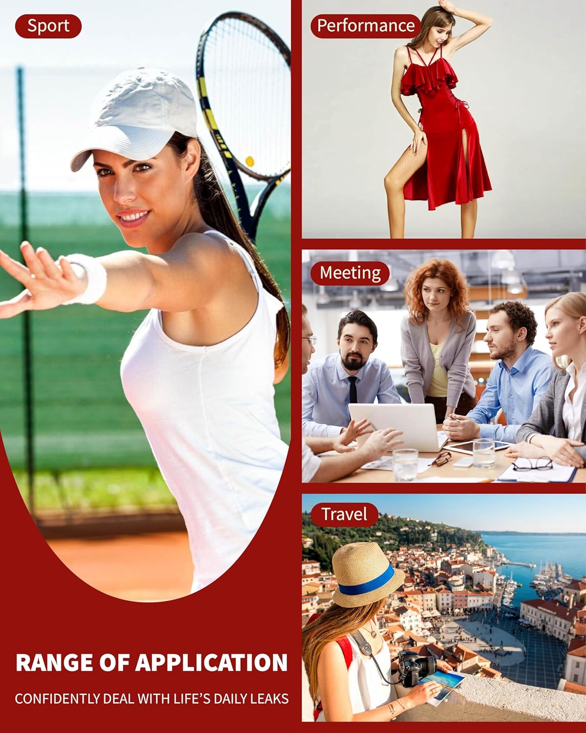 Womens Incontinence Underwear Washable 2 oz Absorbent Leakproof Protective Panties for Postpartum Urinary Leakage 1 Pack - Image 8