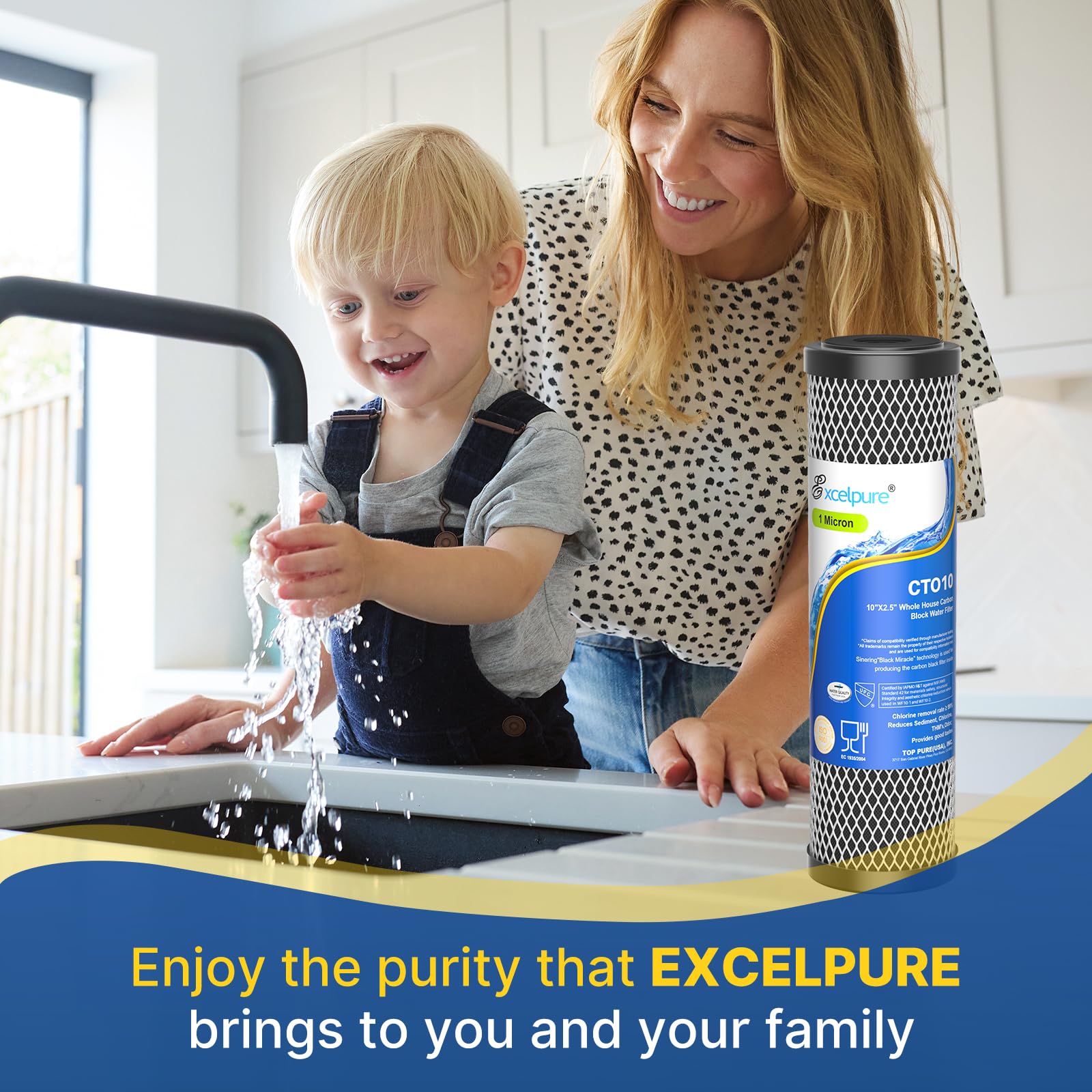 EXCELPURE Whole House Water Filter - 4 Pack -9