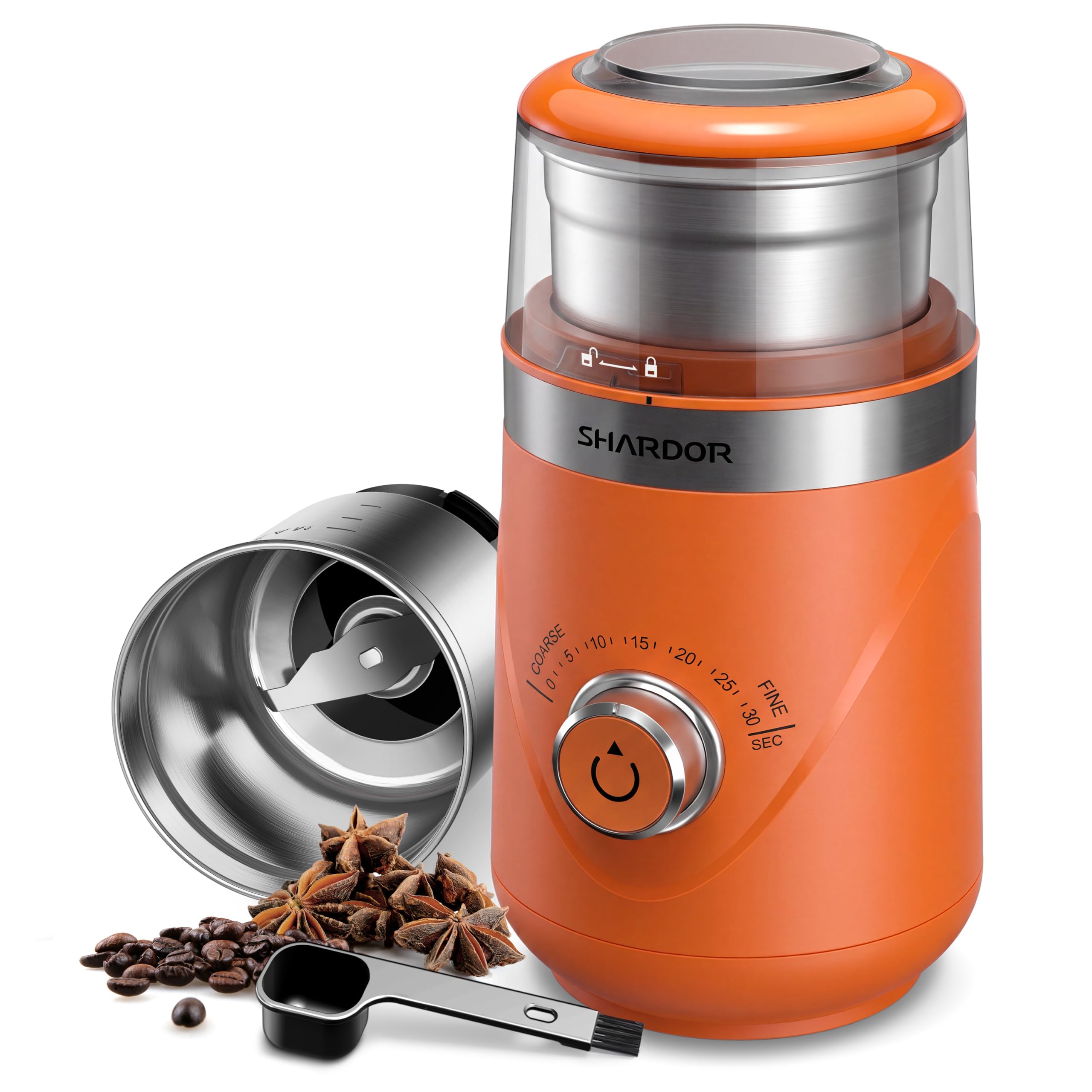 SHARDOR Coffee Grinder - Silent & Versatile -8