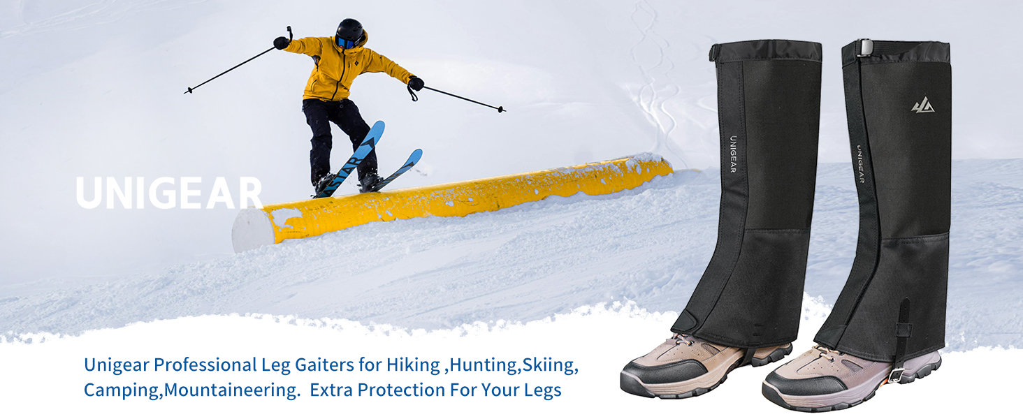 Unigear Gaiters. Size Xx-Large Unigear Waterproof Leg Gaiters - Snowshoeing, Ecuador | Ubuy main image 4