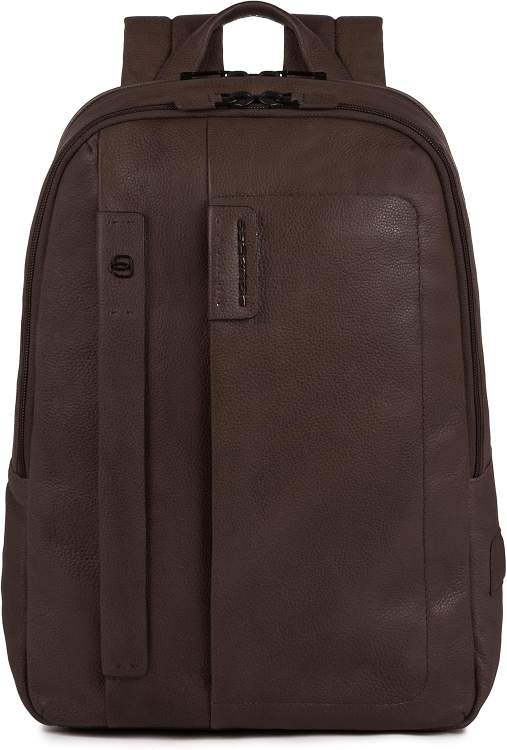 PIQUADRO Pulse Zaino Porta PC 14″ o 15.6″, testa di moro, Pelle