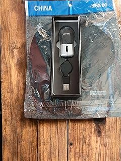 ماوس ميني للكمبيوتر واللاب توب مع بادة للماوس