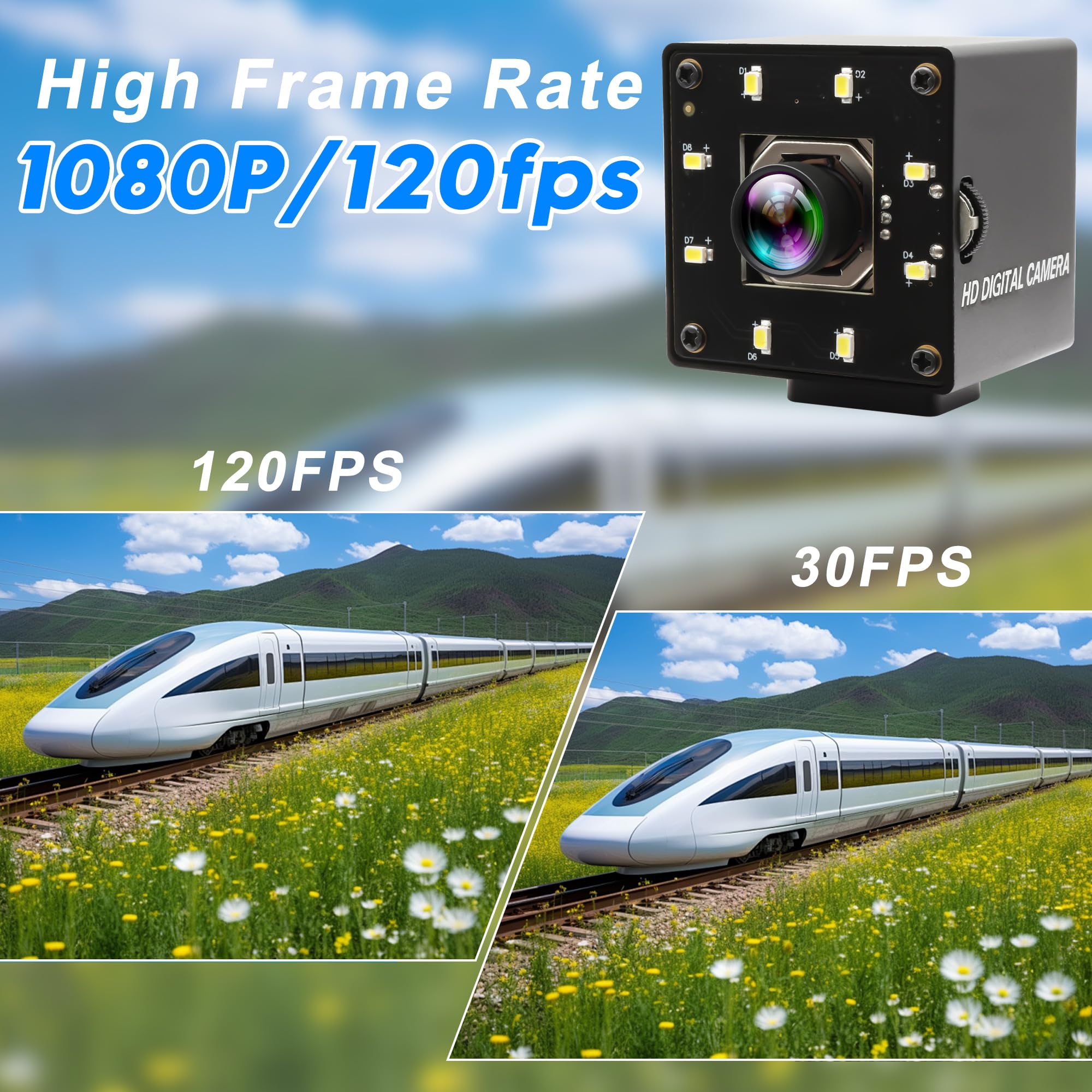 USBカメラ 4K 120fps 1080P　12MP　3倍手動光学ズームレンズ 41lhUmEJI+L.jpg