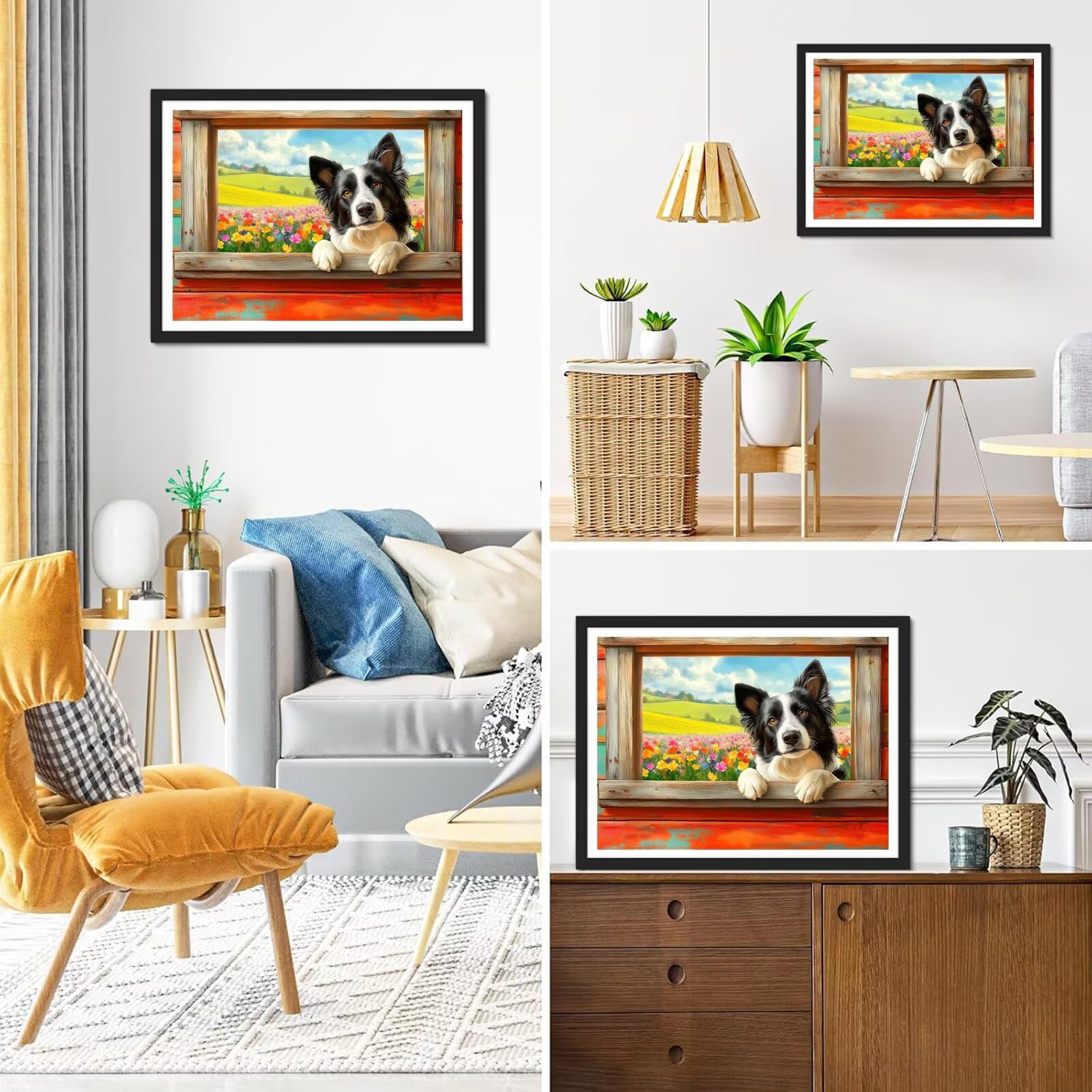 Dog Diamond Art, zestawy do malowania diamentami 5D dla dorosłych 61x81.3